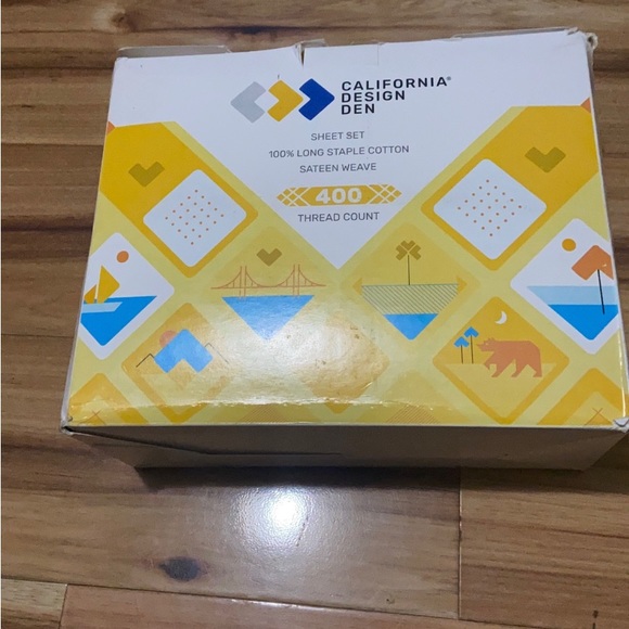 California Design Den Sateen Solid Sheet Set King - Picture 2 of 4